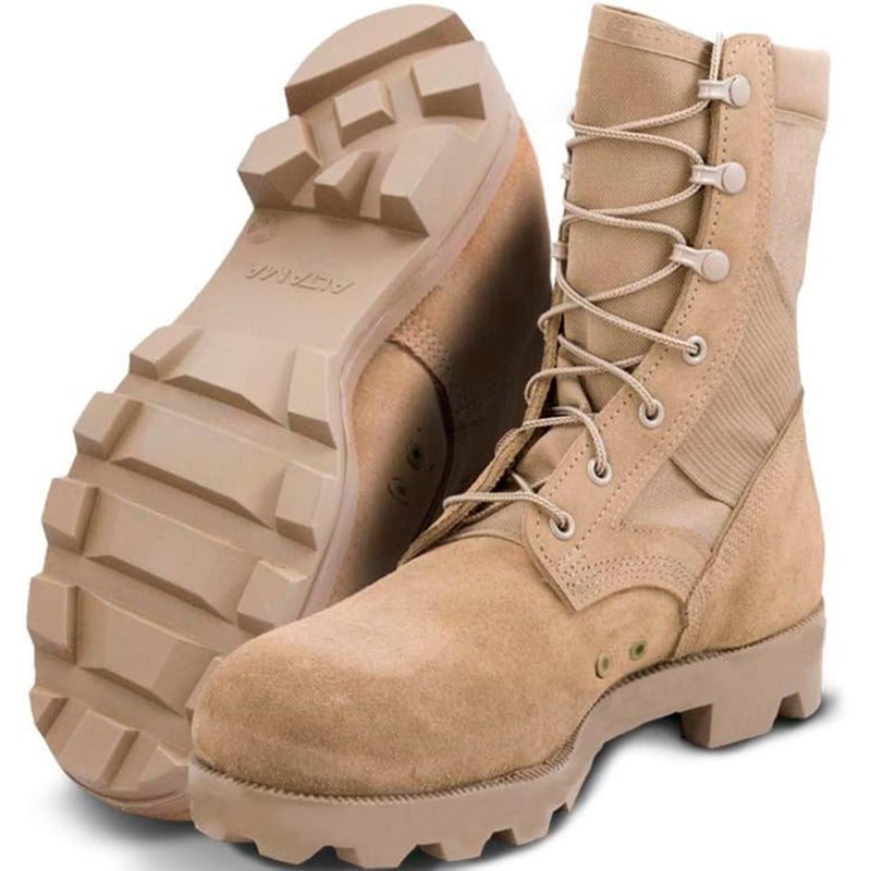 Altama Unisex Jungle PX 10.5" Boots | Rugged Lightweight Full Grain Leather Boots with L-Protection Board & Gusseted Tongue, Tan, Size: 7, Width: R - Image 1